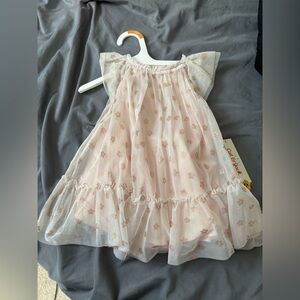 Pink Floral Baby Dress